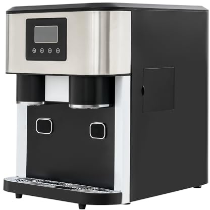 Macchina per gelato 3 in 1, per piano di lavoro, con funzione di triturazione del ghiaccio e acqua fredda, multifunzione, con LCD, per uso domestico, caffetterie, bar