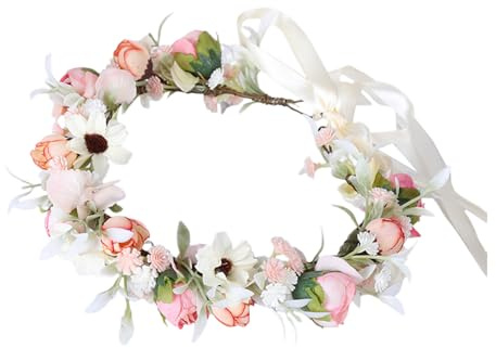 Vintage Blumen Stirnbänder Braut Hochzeits Kopfschmuck Festivals Modische Haarreifen Für Braut Hochzeit Party Handgefertigte Rosen Blumen Stirnbänder
