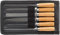 STAHLWILLE 12800 Schlüsselfeilen Set 6-tlg. l Basis-Set für Metallbearbeitung l in robuster Textiltasche l Länge 100 mm l Kreuzhieb 2