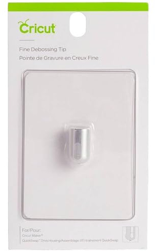 Cricut 2007308 Debossing Tip, Fine, Metal, One Size