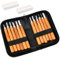 USENG Set Combinato di Coltelli da Intaglio 14 Pezzi Scalpelli per Legno Sgorbie per Legno Intaglio Legno kit Intaglio Legno Attrezzi per Lavorare il Legno Coltelli da Intaglio Legno kit per Legno