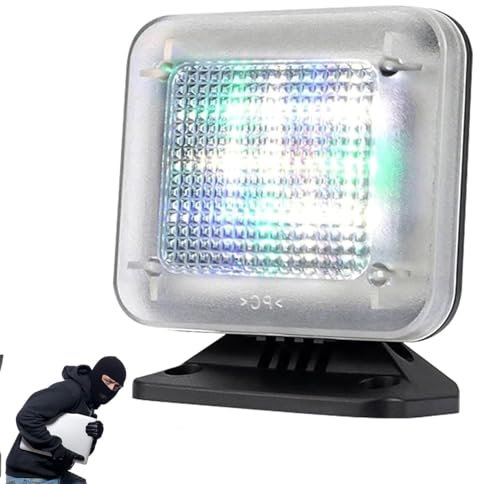 COYEUX Anti-Burglar TV Light, Night Security Light, with 4 Modes and Timer & Dusk Sensor, Stop Thieves From Breaking Into Your Home, for Home Security Protection