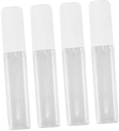 CLISPEED 4 Stück Quadratische Matte Lipgloss Röhrchen Leere Behälter für Lippenpflege für DIY Make Up und Lipgloss Anwendungen