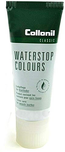 Collonil  Waterstop Farben Pflege und Imprägnierung Creme 75ml für Glatt Leder Schuhe, Stiefel & Hand Beutel - Mittelgrau