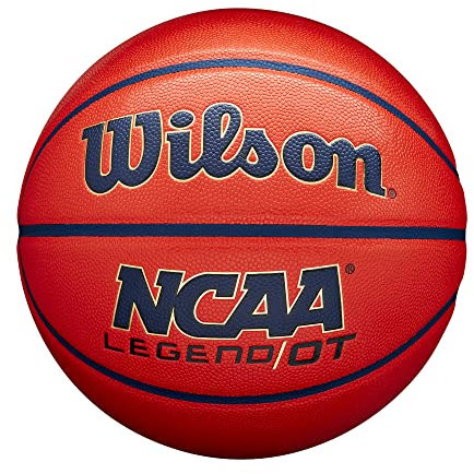 WILSON NCAA Legend OT Basketball, Größe 15,2–72,4 cm, Orange