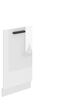 BELINI Habillage de Porte Lave-Vaisselle PZ45 | Meuble Sans Plan de Travail | Accessoire pour Cuisine - Taille: 1,6 x 45 x 71,5 cm | Couleur: Blanc Très Brillant