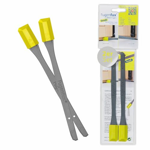 FUGENFUX® SMALL NEU | Spezial-Fugenabzieher für kleine Fugen | 2er-Set mit 4,3 & 5,3mm Größen | Revolutionäre Zauberspitze für Engste Stellen (Modell 2024)