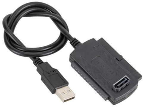 MRNHA Adaptateur USB vers IDE Convertisseur 2,5 3,5 Pouces Câble Adaptateur de Disque Dur pour PC Portable Ordinateur Portable