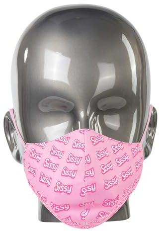 LittleForBig Diskret Sissy Gen II ansiktsmask av tyg, justerbar med avtagbar sugflik - hemlig soother ansiktsmask med justerbar rem