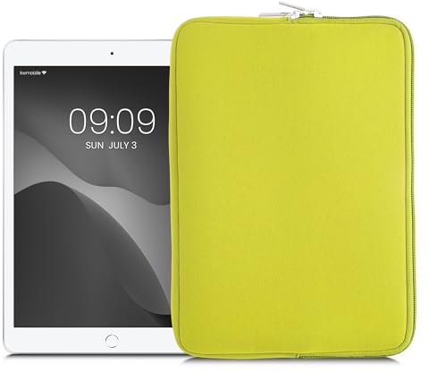 kwmobile Cover Tablet Compatibile con 9,7-11 Tablet - Custodia eReader Universale - Copertina Protettiva in Neoprene Giallo