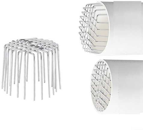Couvercle d'aération, grille en acier inoxydable 304 anti-oiseaux pour extracteur de salle de bain, hotte, tuyau d'évacuation en PVC (tube 75)