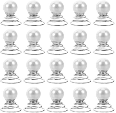 OSALADI 36Pcs Bridal Pearl Spiral Hair Pins for Wedding Updo Swirl Corkscrew Bobby Pins Hair Accessories for Prom Party and