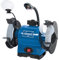 Scheppach Profi Doppelschleifer BG200 mit Induktionsmotor und Arbeitslampe | 230V 550W - Ø200 mm Stein | K36 / K60 | Funkenschutz | Werkstückauflage & Schleifsteinabrichter | int. Wasserbehälter