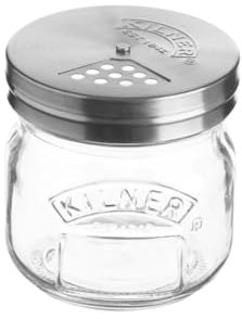 Kilner – Tarro 250 ml – para condimento, coctelera, para Queso parmesano, Hierbas y Especias