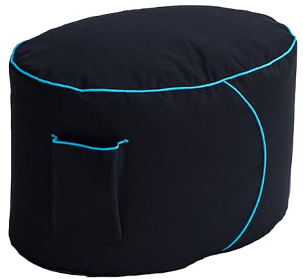 Game Over Lich Blade Video Gaming Bean Bag Foot Stool | Indoor Living Room Leg Rest | Side Pockets for Controllers | Ergonomic Design for the Dedicated Gamer