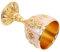 Kelch Becher Vintage Goldener Kelch von König Mittelalter Gothic Kelch Skulptur Metall Likörkelch für Zuhause Bar Hochzeit