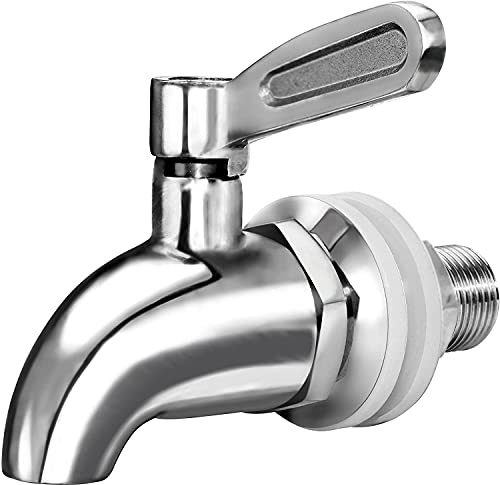 Purewell Edelstahl-Zapfen, Ersatz-Metall-Zapfen für Getränkespender, passend für Schwerkraft-Wasserfiltersystem