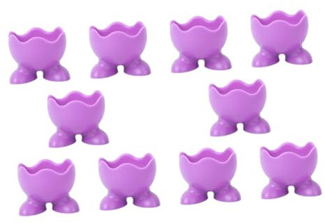 MAGICLULU 10pièces Support Silicone pour Œufs Cuiseur à Œufs Pratique Et Multifonctionnel pour Cuisine Et Restaurant
