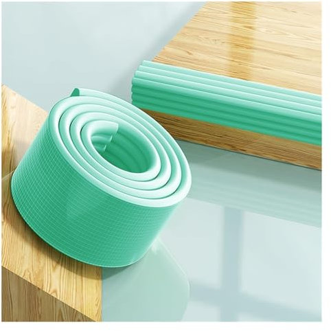 Kantenschutz Baby aus Schaumstoff Schaumstoff-Sicherheitsstreifen, Selbstklebender W-förmiger Tischschutz, Ecken, Kissen, Stoßstange, Kantenschutz for Kinder, for Glastisch, Möbel, Kamin (Color : Lig