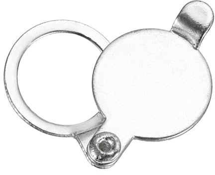 PATIKIL 1/2 Peephole Cover,Privacy Door Viewer Peephole Protector for Home Security Apartment Hotel,Bright Chrome