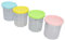 4 Unidades de Mini Recipientes para Helado con Control de Porciones para Helados Caseros, Recipientes de Almacenamiento Reutilizables para Congelador con Tapas de 701 a 800 Ml de