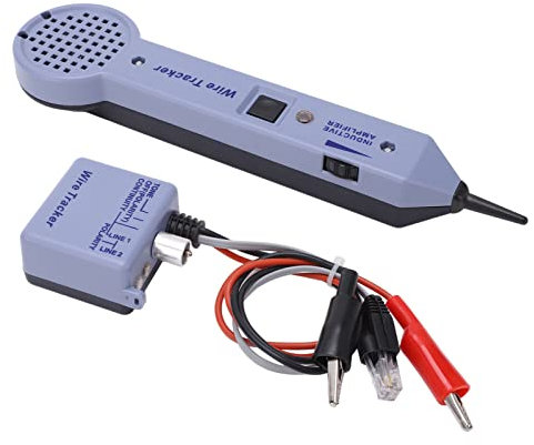 Wire Tracer Kit, Cable Toner Detector With Audible And VisualSignal Indication For Diagnose Common Problems In Telephone Data Internet Communication Cables Ect