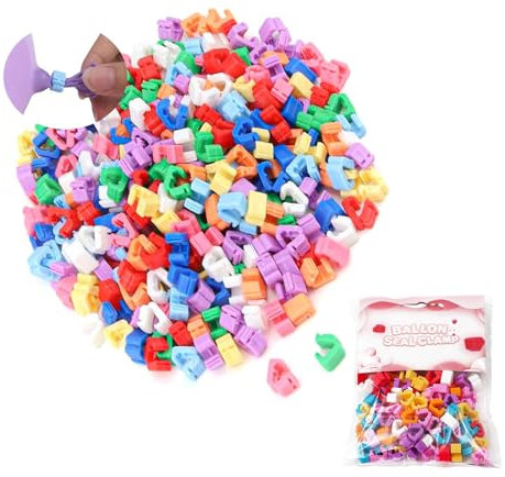 SHENGYIG 300 chiusure per palloncini, chiusura a mongolfiera, in PVC, flessibili e pratiche, per feste, festival, sigillatura per palloncini