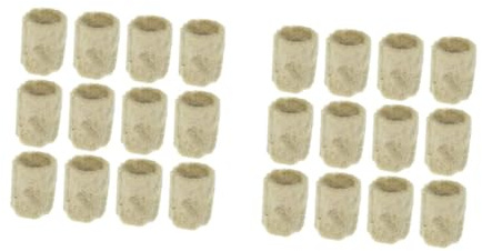 JOINPAYA 2 Set Tappi Cilindrici per Coltivazione Indoor Plug Idroponici per Domestici 50 Pezzi*2