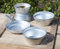 Mil-Tec Koch-Set aus Aluminium - 2 Töpfe, Pfanne, Kocher