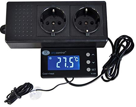 Termóstato termómetro poner la calefaccicón enfriar algo invernadero acuario terrario digital *display externo* TXD-FBA