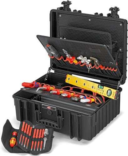 KNIPEX Werkzeugkoffer Robust34 Elektro 26-teilig 419 mm, 00 21 36