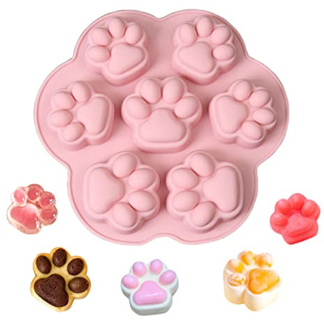 Silicone Moules de Cuisson Animal, Patte de Chien, Chiot Chien, Chocolat, Bonbons, Moules