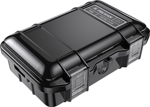 Pelican M50 Micro Case - Waterproof Case for iPhone, GoPro, Camera, and More (Black)