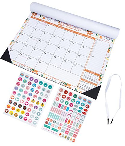 Tofficu Englischer Monatskalender Wandkalender Terminplaner Terminkalender Dekorativer Monatskalender