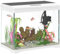 PawHut 17L Fish Tank, Glass Aquarium with Filter System, LED Light, Water Pump, Fish Tank Starter Kits for Betta, Goldfish, Shrimps, White