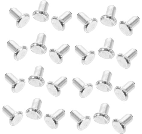 DONFAMDS 100 Stück Reifenbolzen Spikes für Reifen Reifenspikes für und Schnee Spikes für Autoreifen Spikes für Winterreifen Reifenspikes für Schneeschrauben Reifenpannen Metall Silber