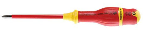Tournevis protwist bornéo pour vis mixte fente et Pozidriv 2x125 1000 Volts Facom ADB2X125VE