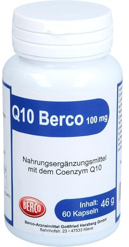 BERCO Q10 100 mg Kapseln, 60 St. Kapseln