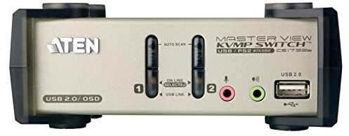 ATEN CS1732B 2-Port KVM Umschalter (PS/2, Audio, USB), 14016315