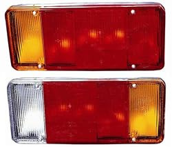 Generico Fanali Fari Stop Posteriori OM 50 - Daily dal 1984> luci fari completi di lampade 24V. Destro Sinistro SX DX per da 56120-56130