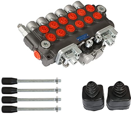 raseparter 6 Spool 11 GPM 2 Joysticks Backhoe Directional Control Valve