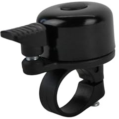 Fahrradklingel Mini Fahrrad Glocke Klein Bike Ring Bell Schwarz Durchmesser 34 mm 80db Rad Roller Scooter