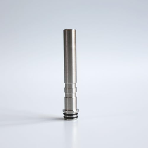 WratryParts 510 MTL - Boquilla de goteo de 56 mm de largo de acero inoxidable para tanque Subohm 510 Thread RTA RDA (1 unidad)