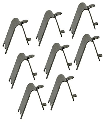 FELTECHELECTR Clip 8St Stützclip Leiter Röhrchen mit Deckel -Clips Metallklammern gefrierschrank Halteclips für Gefrierschränke Regalclips Schnalle laminieren zange Metallclip
