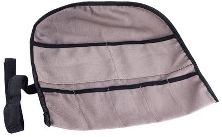 Outil de Sculpture sur Bois Pochette à Outils Enroulable Tissu Non tissé Compartiments Multiples étui de Transport pour Ciseau de Sculpture sur Bois