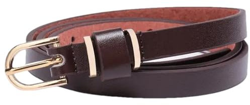 ZouoYYii Dünner Ledergürtel Für Damen, Einfarbig, Taille Oder Hüfte, Ornament, 1,5 Cm Breiter Bund, Kummerbund Für Damen Und Mädchen
