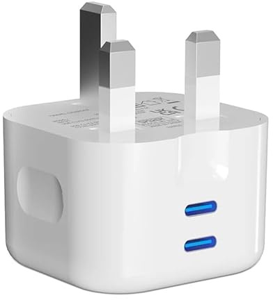 USB C Fast Charger Wall Plug PD Adapter for Samsung Galaxy A17 A16 S24 FE A15 A05s A25 A35 A55 Phones, 20W Dual USB Type-C Port