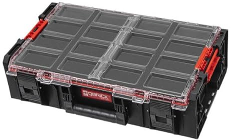 Qbrick System ONE Organizer 2XL 2.0 MFI stapelbar 582 x 387 x 172 mm 19,5 l IP66 mit Schaumstoffeinlage