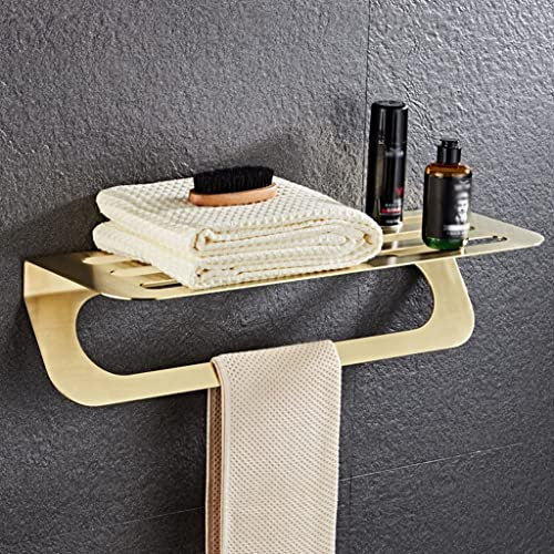 ALDDPWE Handtuchhalter, Handtuchhalter für Badezimmer, Handtuchhalter zur Wandmontage, Badezimmerzubehör, Handtuchhalter, Handtuchregal, Handtuchständer, gebürsteter Edelstahl, Badezimmer-Hardware