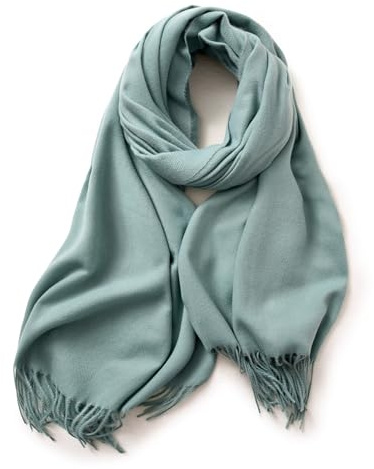 KARMA.DIEM Sciarpa Donna Invernale e Uomo – Cashmere & Merino Touch – Morbida, Calda e Grande – Sciarpone Invernale XXL 180x65cm – Pashmina Elegante per Cerimonia e Regalo